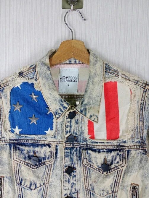 Joyrich RARE JOYRICH LOS ANGELES DISTRESSED DENIM JACKET Size US S / EU 44-46 / 1 - 1 Thumbnail