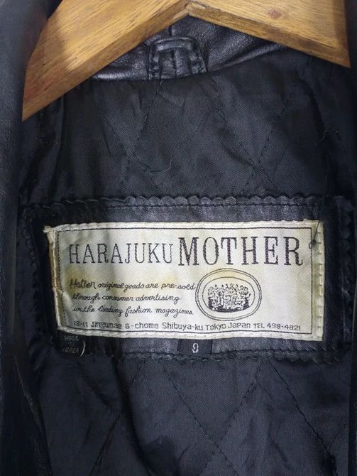 Japanese Brand Rare Vintage Harajuku Mother Leather Jacket Size US L / EU 52-54 / 3 - 8 Thumbnail