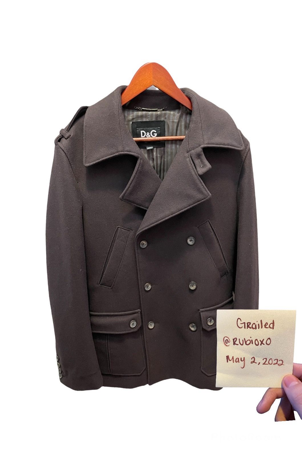 Dolce & Gabbana Dolce & Gabbana Double Breasted Coat Size US S / EU 44-46 / 1 - 9 Thumbnail
