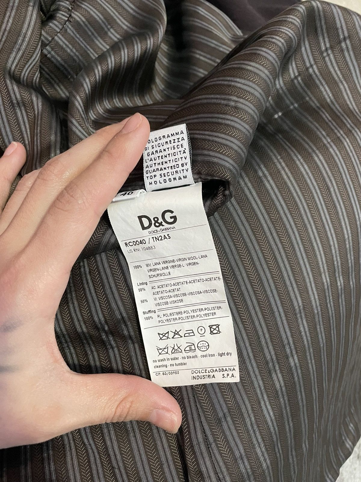 Dolce & Gabbana Dolce & Gabbana Double Breasted Coat Size US S / EU 44-46 / 1 - 8 Thumbnail