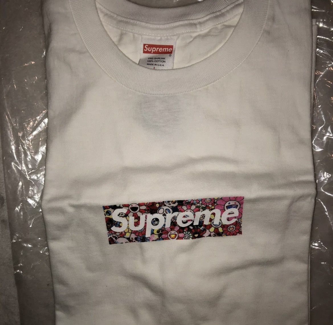 100% AUTHENTIC SUPREME TAKASHI MURAKAMI BOX LOGO