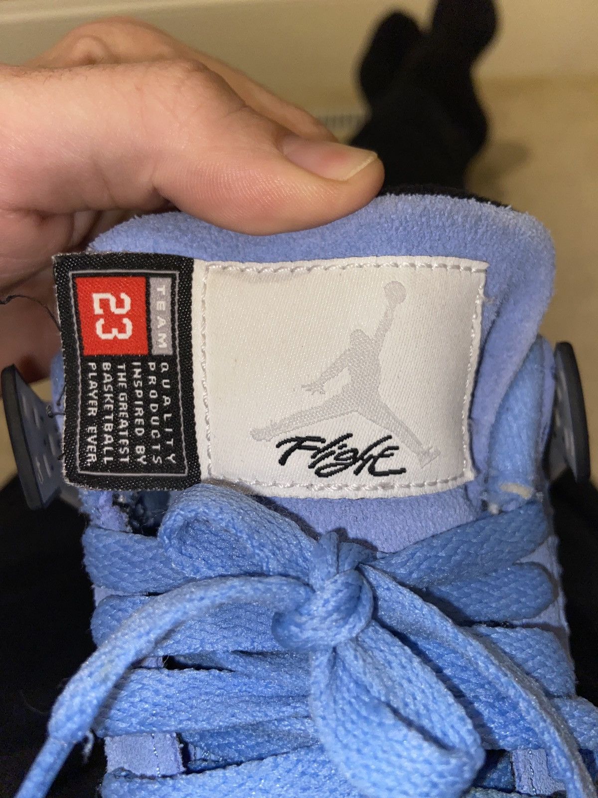 Jordan Brand Jordan 4 University Blue Size 6.5 Size US 6.5 / EU 39-40 - 10 Thumbnail