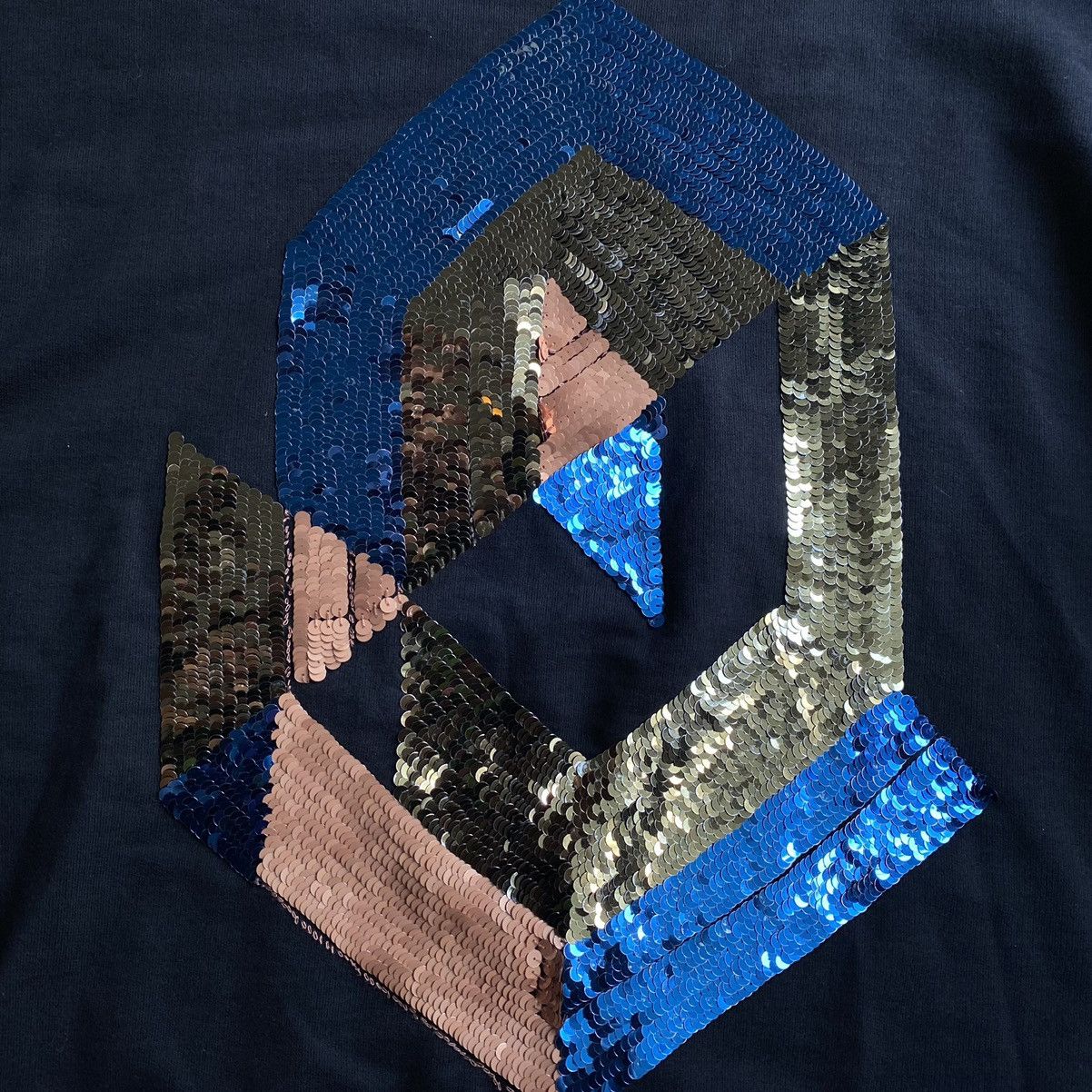 Dries Van Noten Sequin Oversize Sweater Fit Large Size US S / EU 44-46 / 1 - 3 Thumbnail