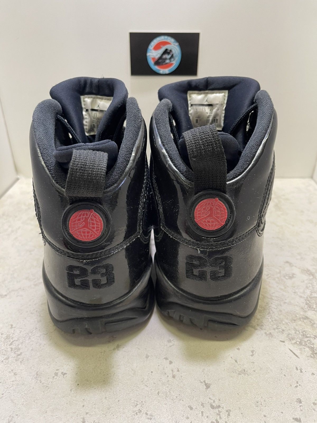 Jordan Brand × Nike Nike Air Jordan 9 Retro Bred Patent Black 2018 Men size 9.5 Size US 9.5 / EU 42-43 - 6 Thumbnail