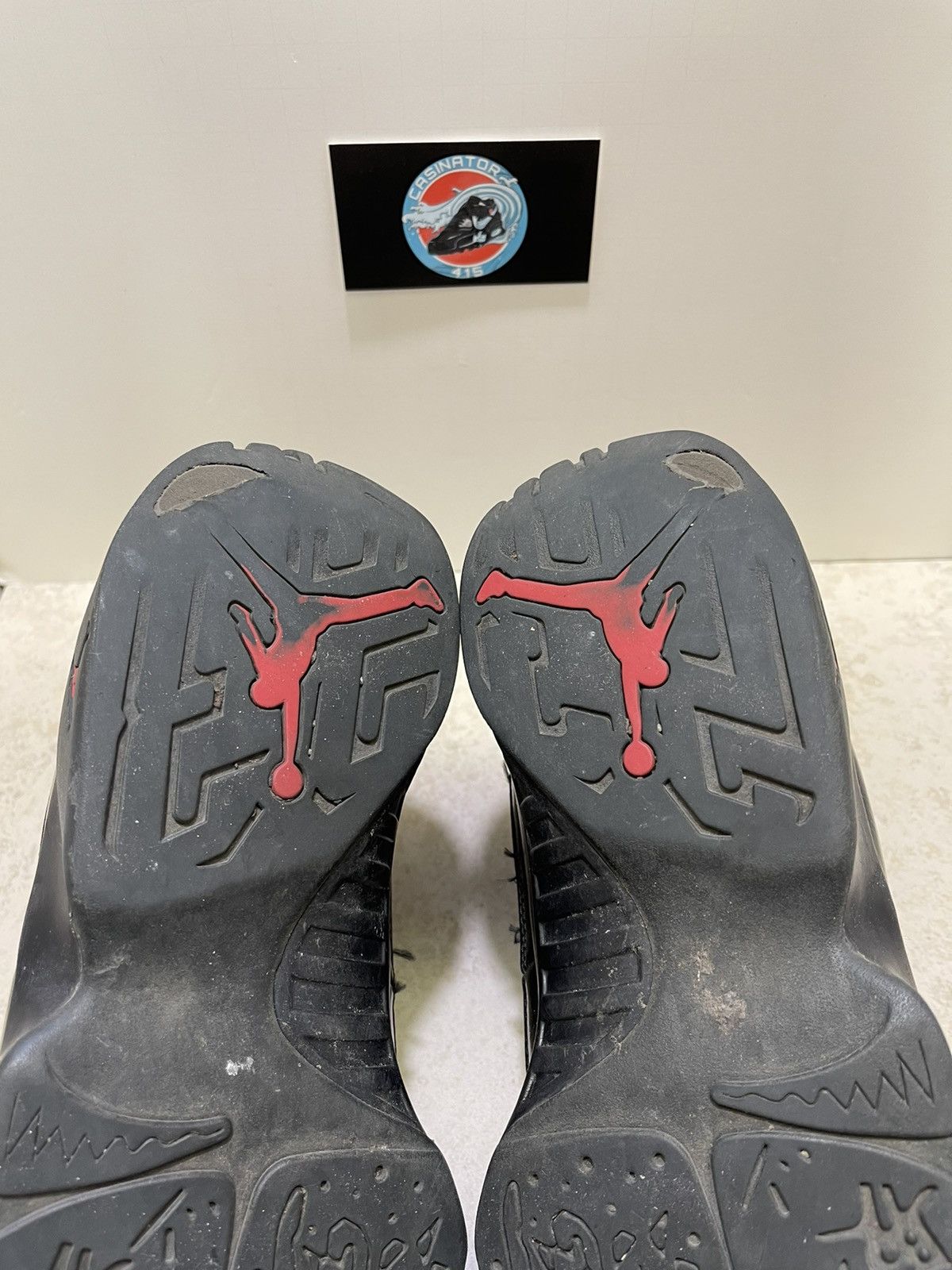 Jordan Brand × Nike Nike Air Jordan 9 Retro Bred Patent Black 2018 Men size 9.5 Size US 9.5 / EU 42-43 - 9 Thumbnail