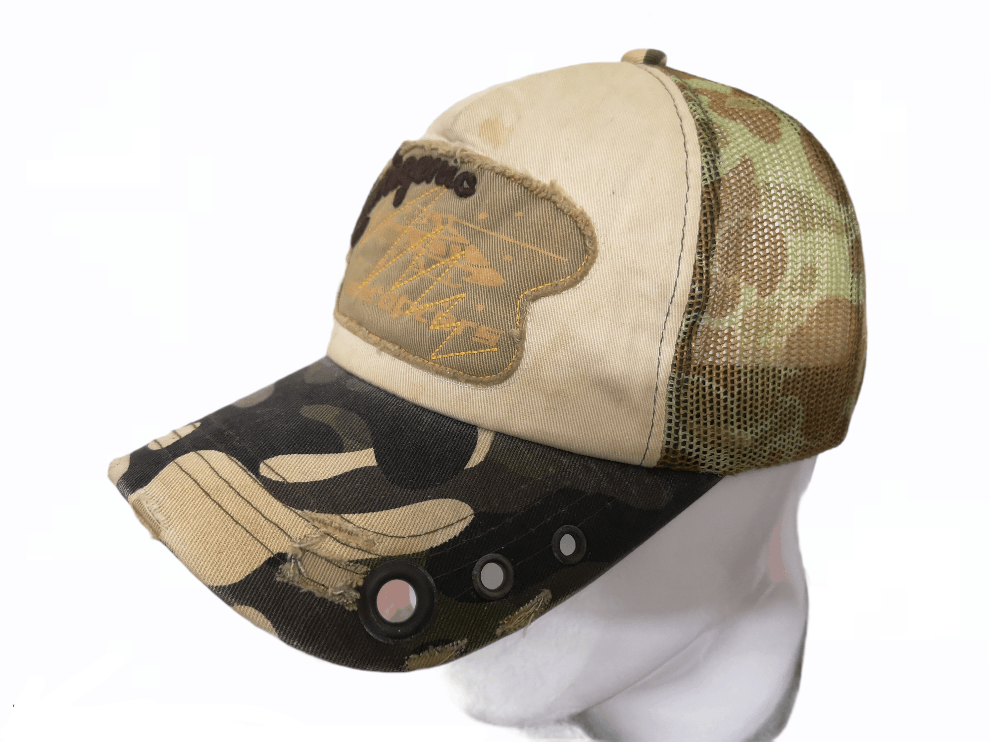 Aviatic RARE🔥TRANSGENIC JETCOPTER CAMO TRUCKER SNAPBACK Size ONE SIZE - 4 Thumbnail