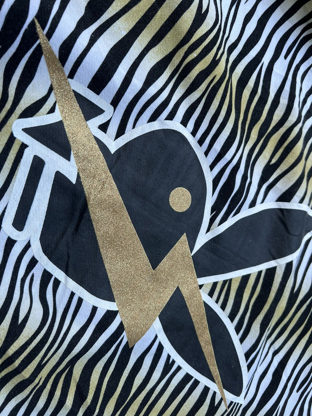Designer × Playboy RARE TIGER STRIPES PLAYBOY S/SLEEVES HOODIE Size US L / EU 52-54 / 3 - 15 Thumbnail