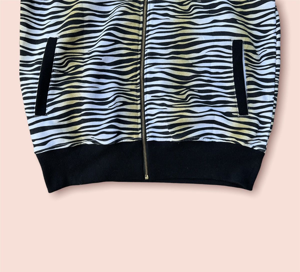 Designer × Playboy RARE TIGER STRIPES PLAYBOY S/SLEEVES HOODIE Size US L / EU 52-54 / 3 - 7 Thumbnail