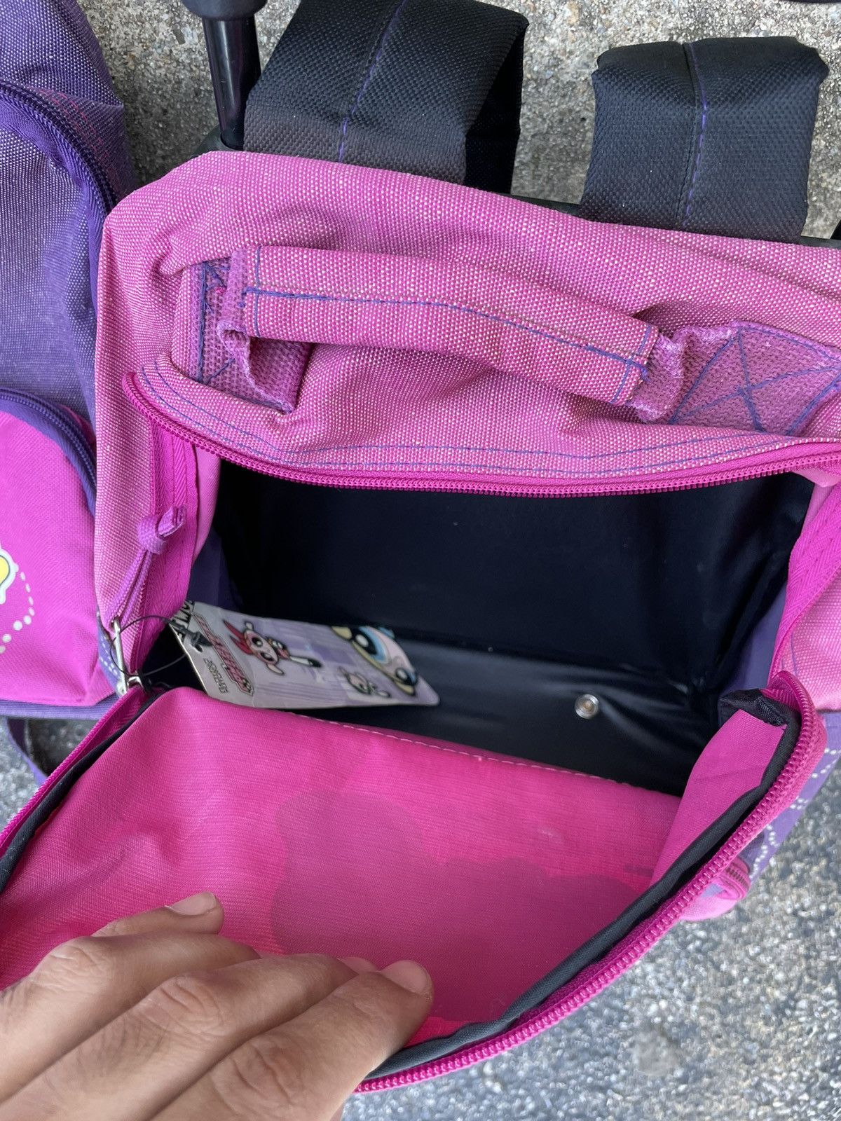 Cartoon Network (ONE) 2001 Power Puff Girls Mini suitcase/Backpack y2k Size ONE SIZE - 6 Thumbnail