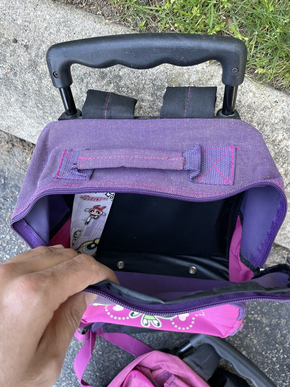 Cartoon Network (ONE) 2001 Power Puff Girls Mini suitcase/Backpack y2k Size ONE SIZE - 5 Thumbnail