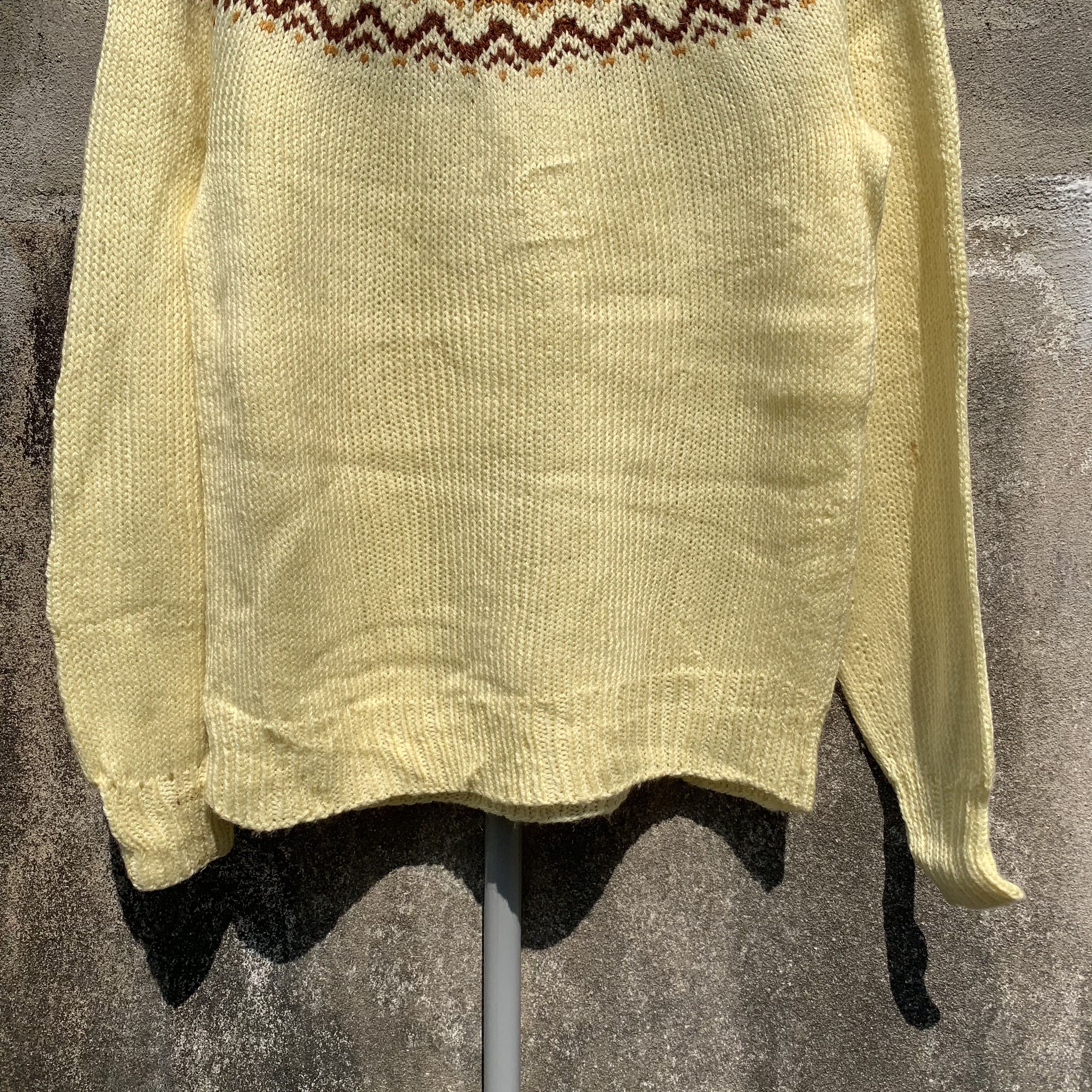 Homespun Knitwear Icelandic Japanese Vintage Knit Pullover Turtleneck Sweater Size US M / EU 48-50 / 2 - 3 Thumbnail