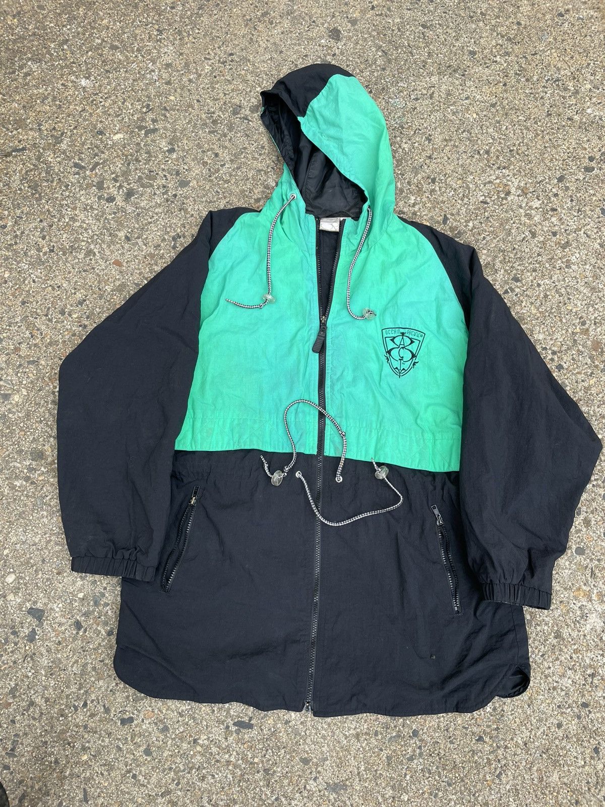 Ocean Pacific 90s Ocean Pacific Surfing Windbreaker Track Jacket surfer Size US L / EU 52-54 / 3 - 1 Thumbnail