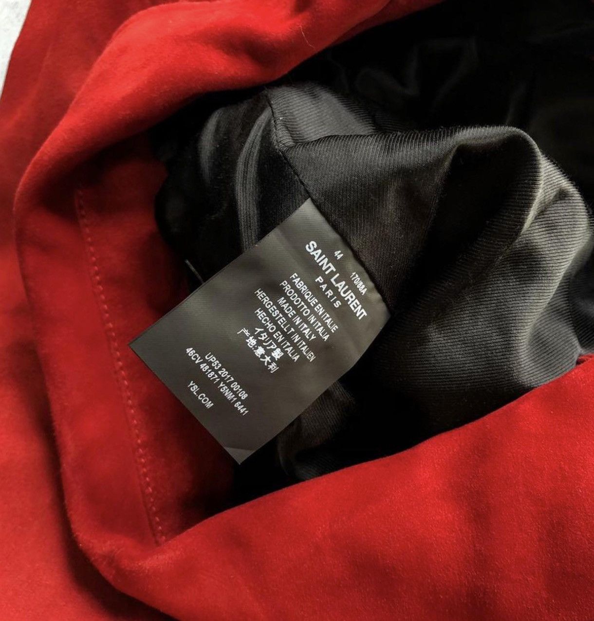 Saint Laurent Paris RARE GRAIL saint Laurent genuine suede jacket Size US S / EU 44-46 / 1 - 4 Thumbnail