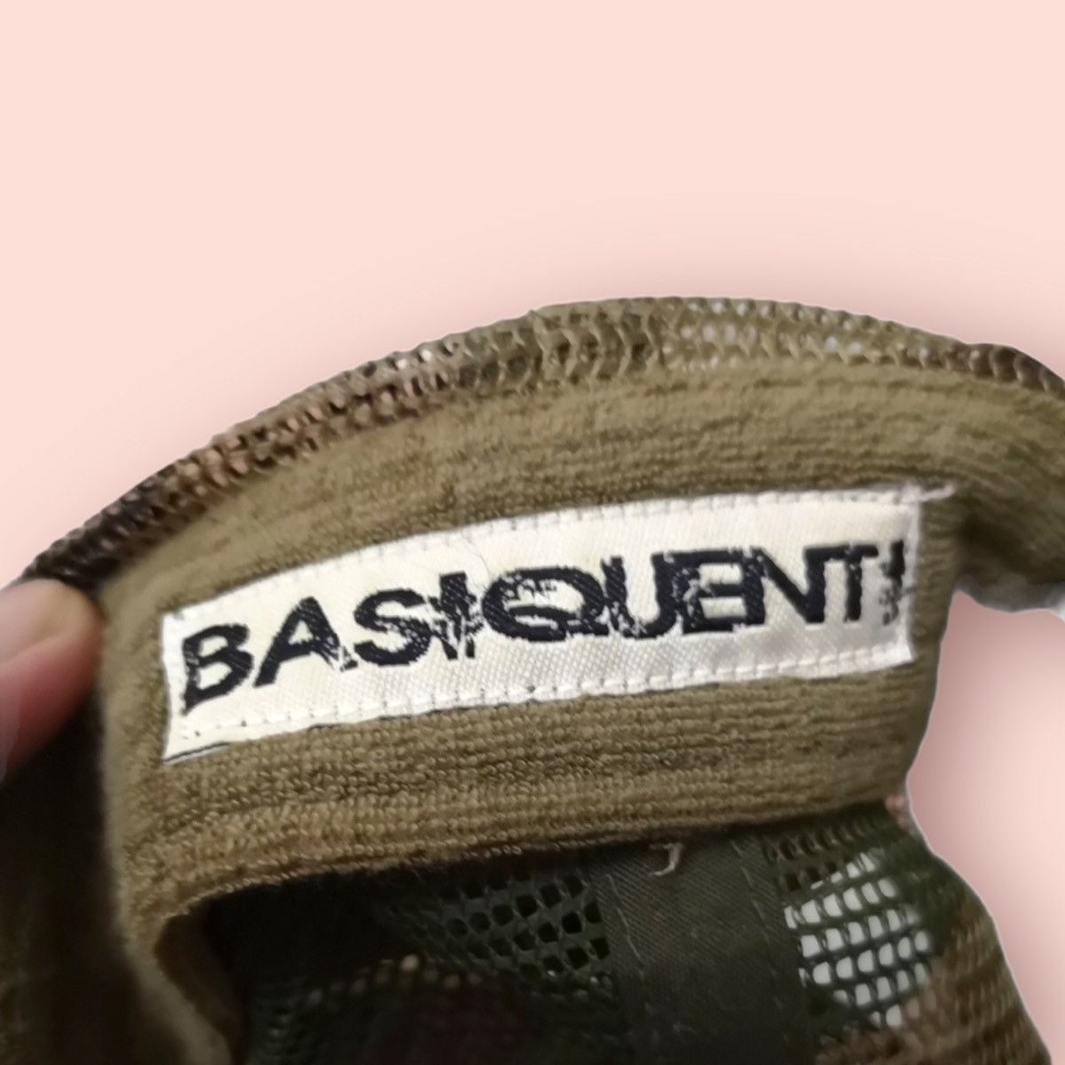 Japanese Brand BASIQUENTI DISTRESSED CAMO TRUCKER SNAPBACK Size ONE SIZE - 11 Thumbnail