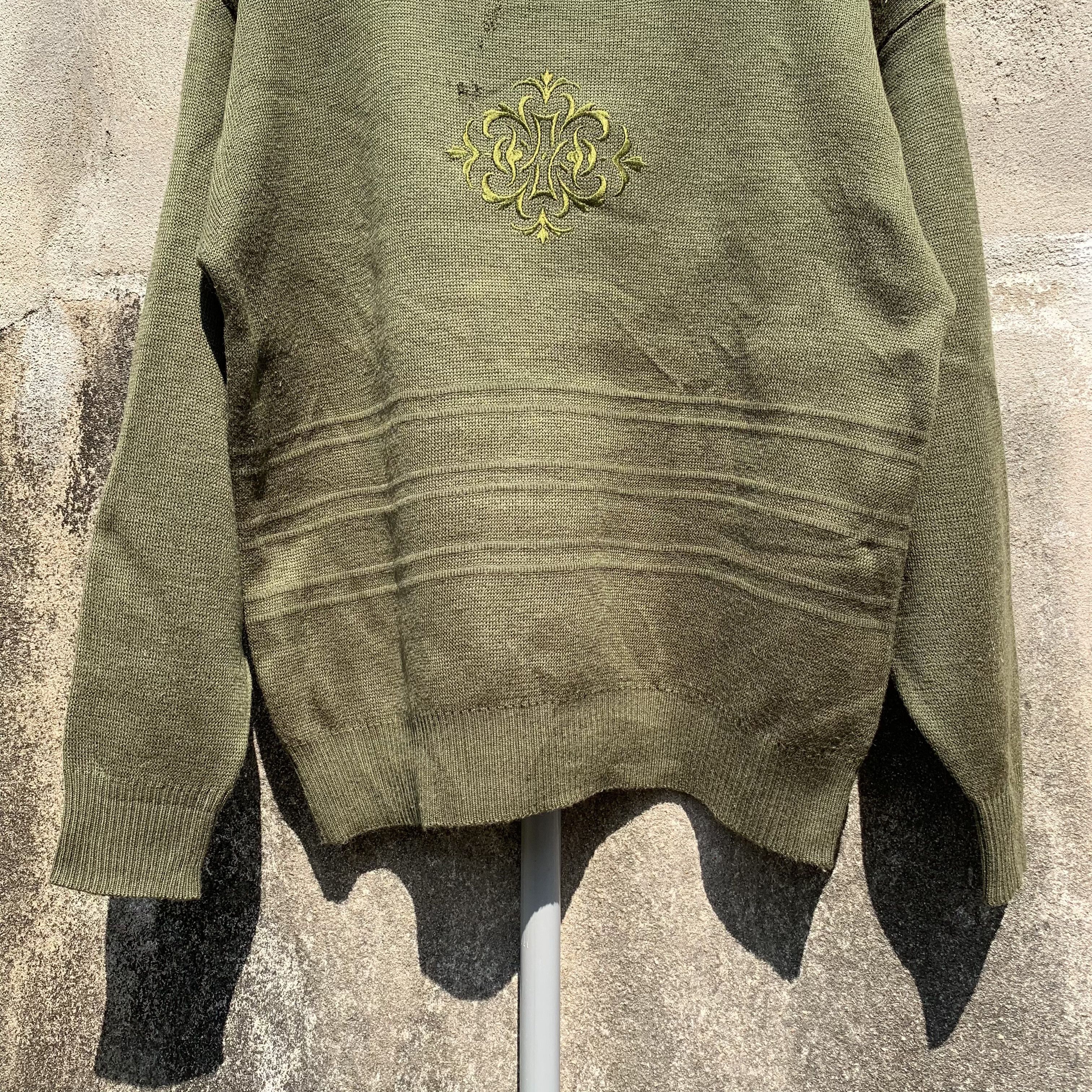 Japanese Brand Three Cross Japanese Brand Knit Jumper Pullover Sweater Size US L / EU 52-54 / 3 - 3 Thumbnail