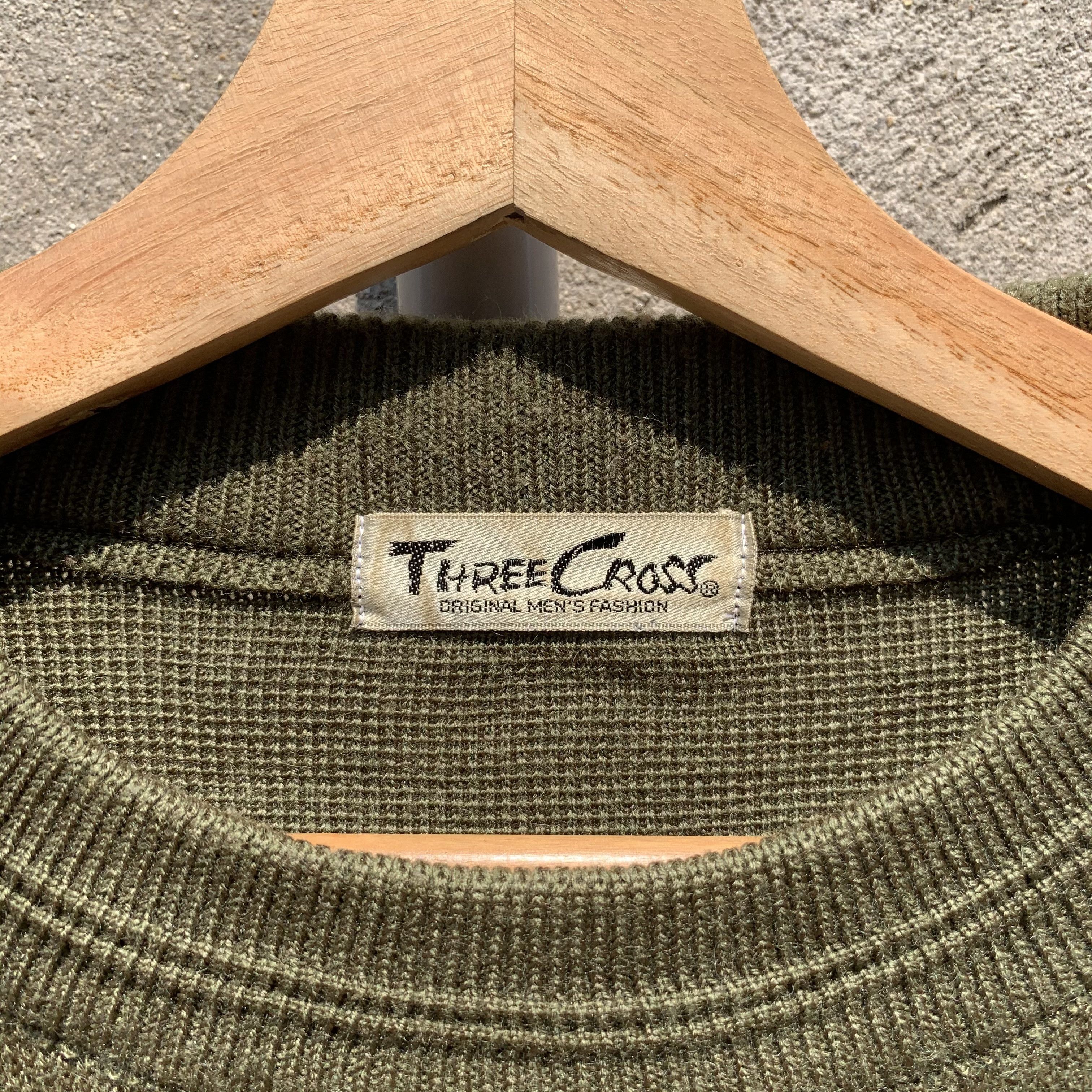 Japanese Brand Three Cross Japanese Brand Knit Jumper Pullover Sweater Size US L / EU 52-54 / 3 - 6 Thumbnail