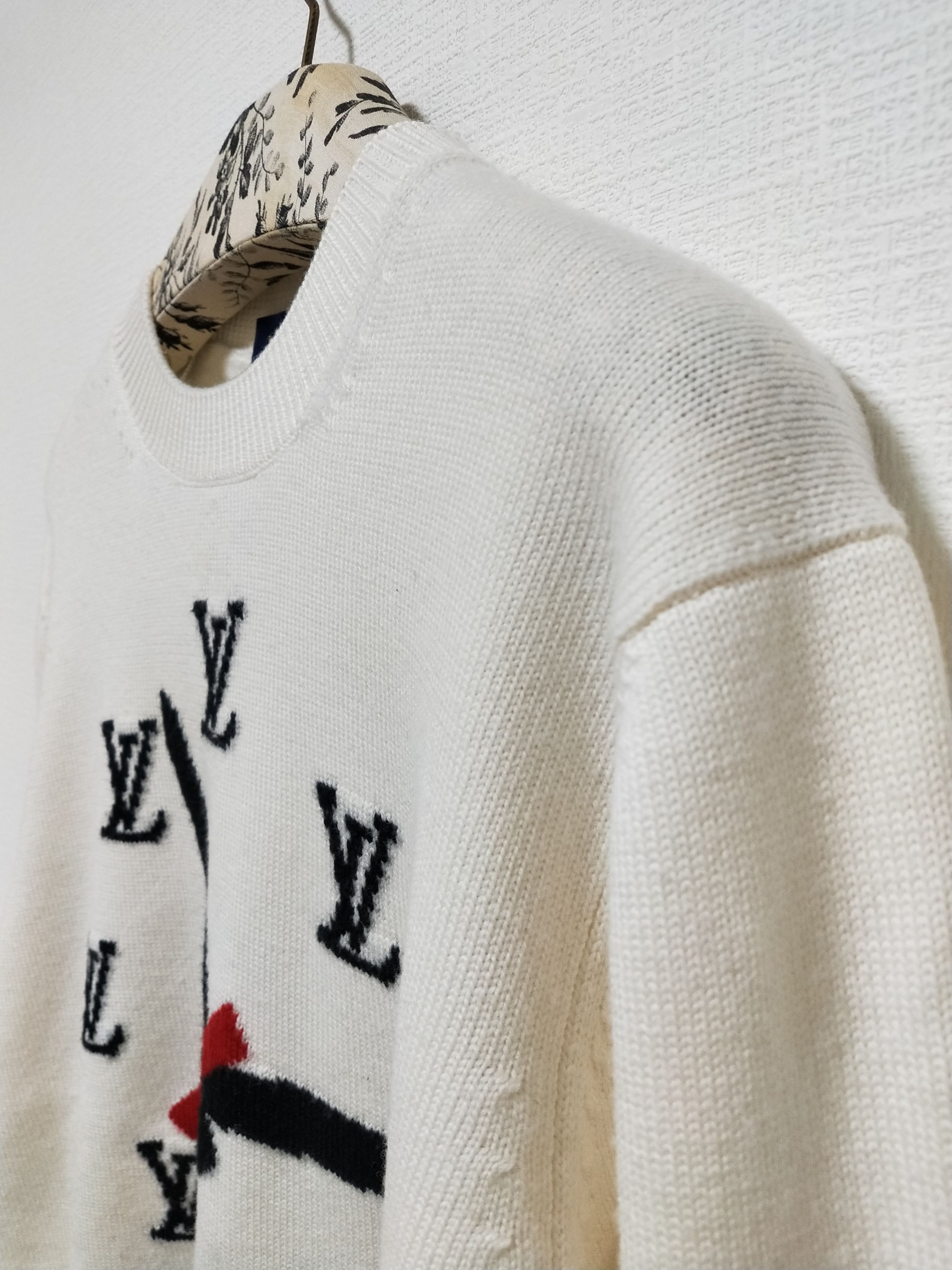 Louis Vuitton Intarsia Clock Logo Sweater Size US M / EU 48-50 / 2 - 4 Thumbnail