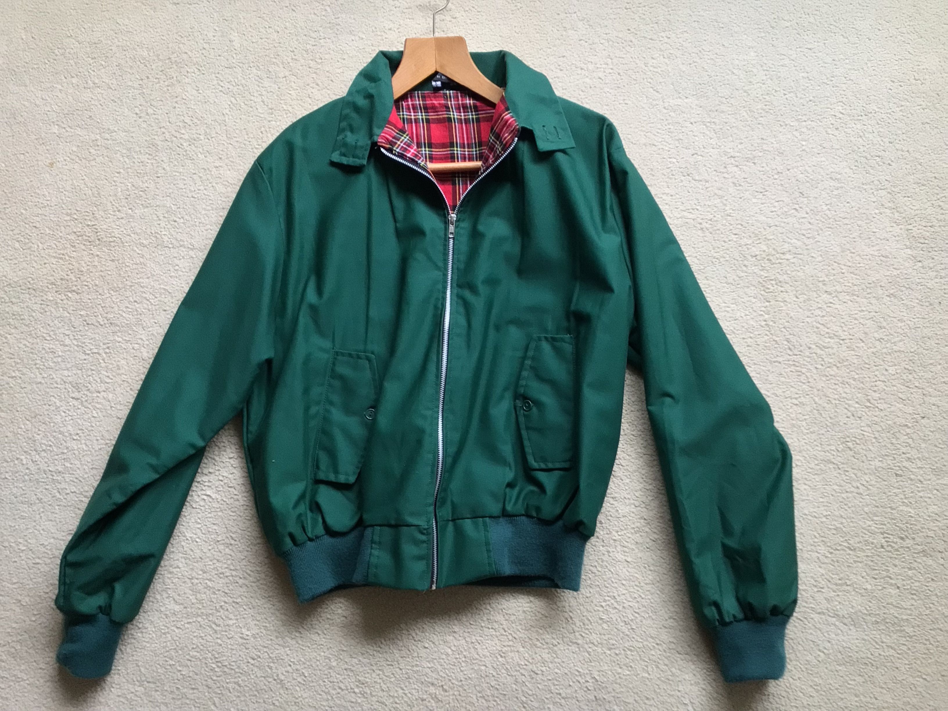 Other Green harrington jacket bomber flight mod ska skinhead | Grailed