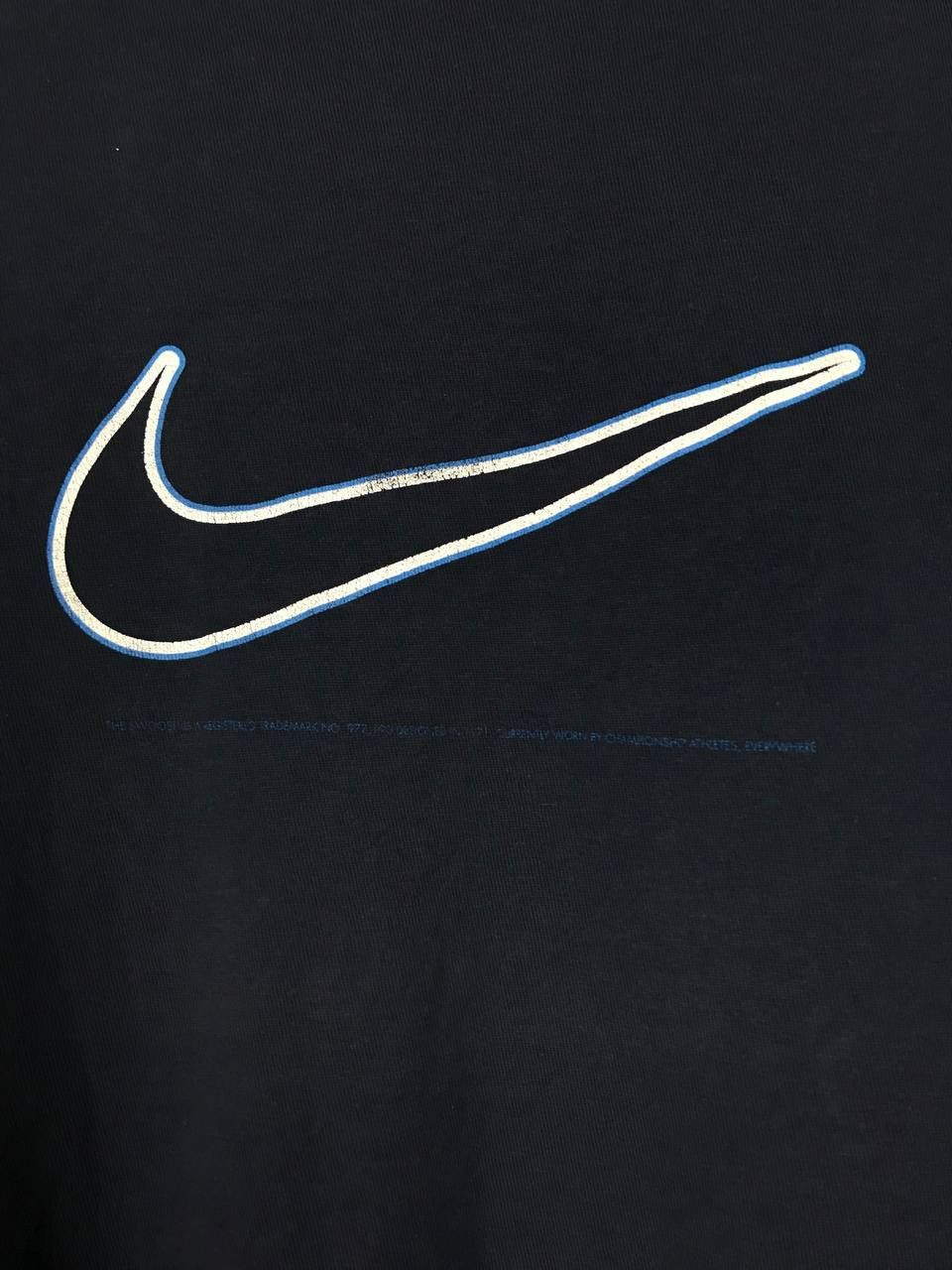 Vintage Nike swoosh streetwear vintage center logo tee Size US M / EU 48-50 / 2 - 3 Thumbnail