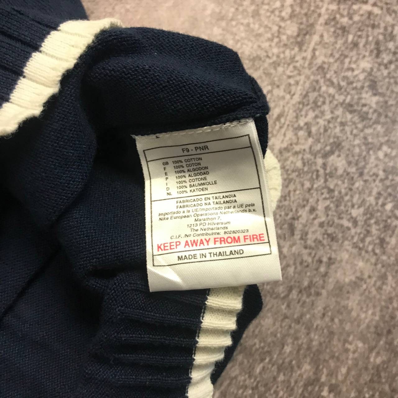 Nike × Vintage Vintage Nike Court Vest Navy Knitwear Size US XL / EU 56 / 4 - 9 Thumbnail