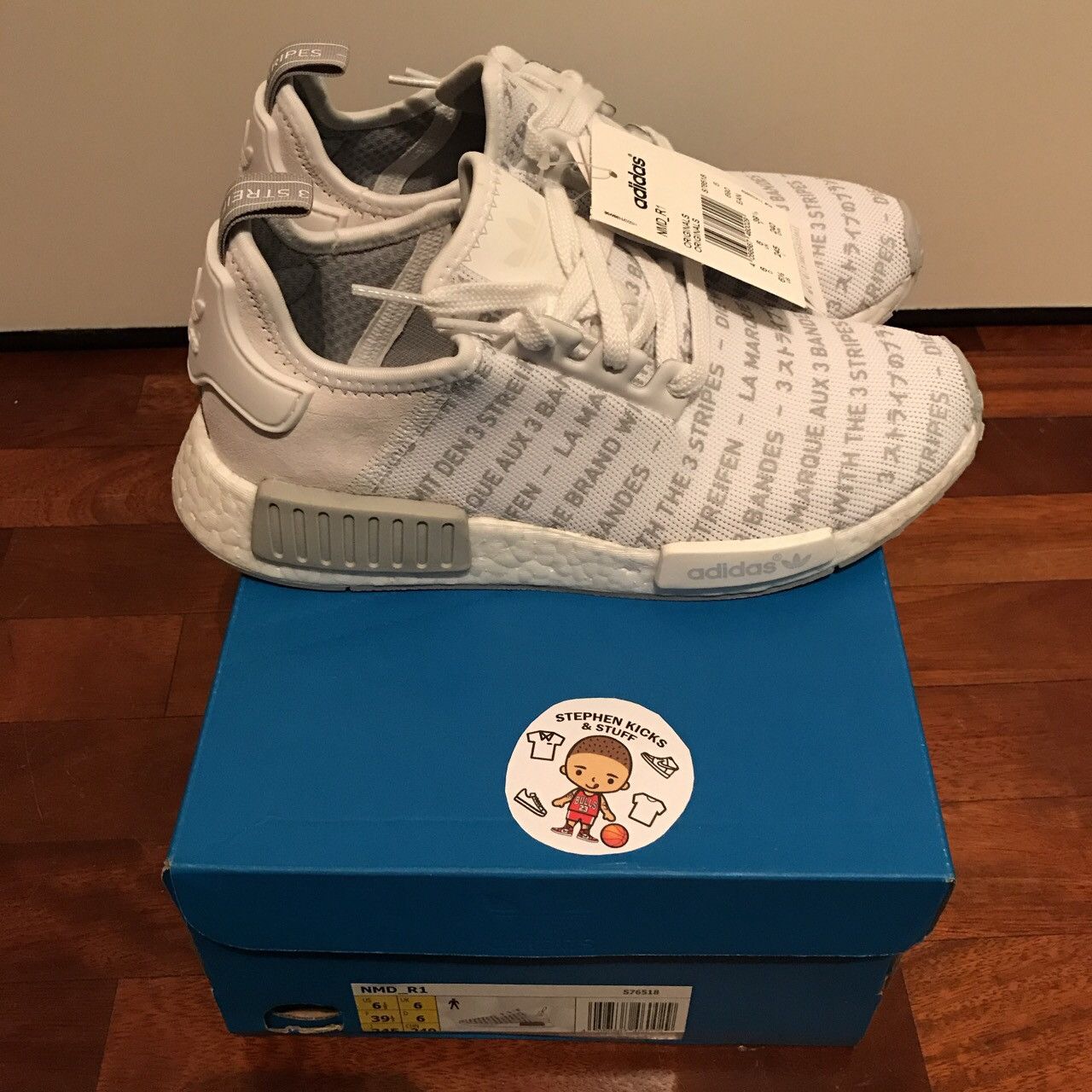 Adidas NMD R1 Whiteout S76518 Grailed