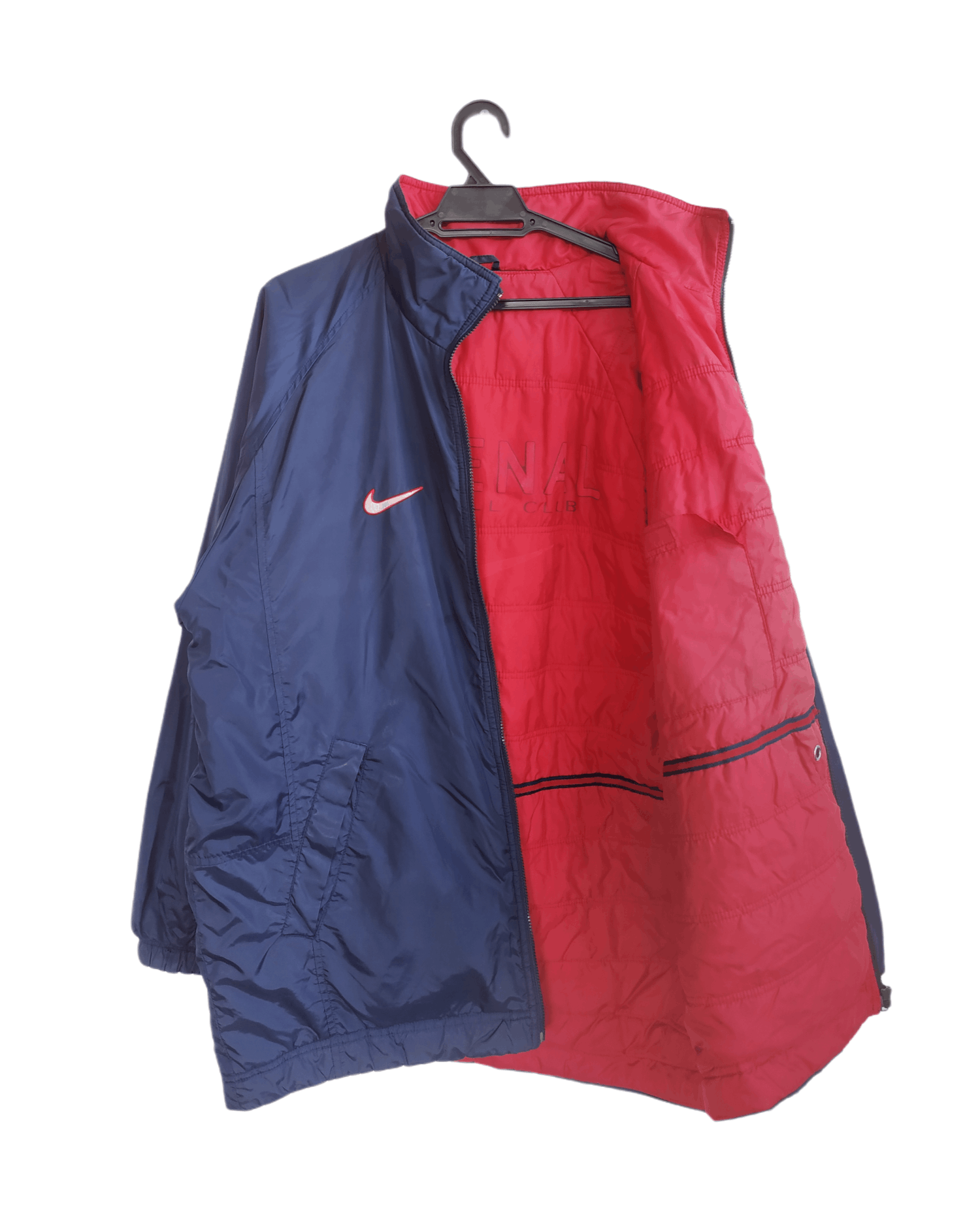 Nike × Other × Vintage Vtg arsenal FC 1996-2001 training zipper Jacket Size US L / EU 52-54 / 3 - 4 Thumbnail