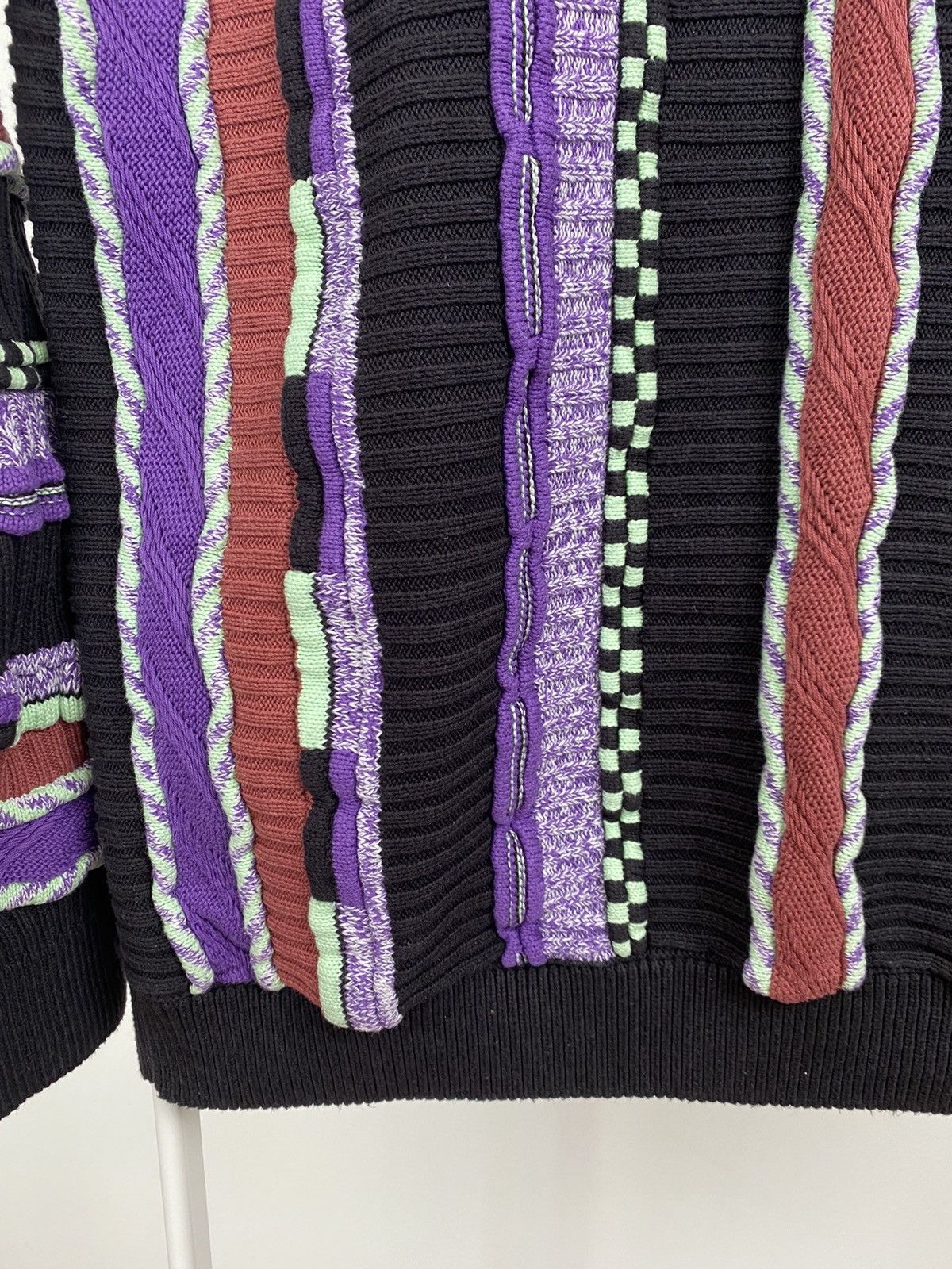 Review × Vintage Review vintage purple sweater Coogi style cable knit Size US L / EU 52-54 / 3 - 5 Thumbnail