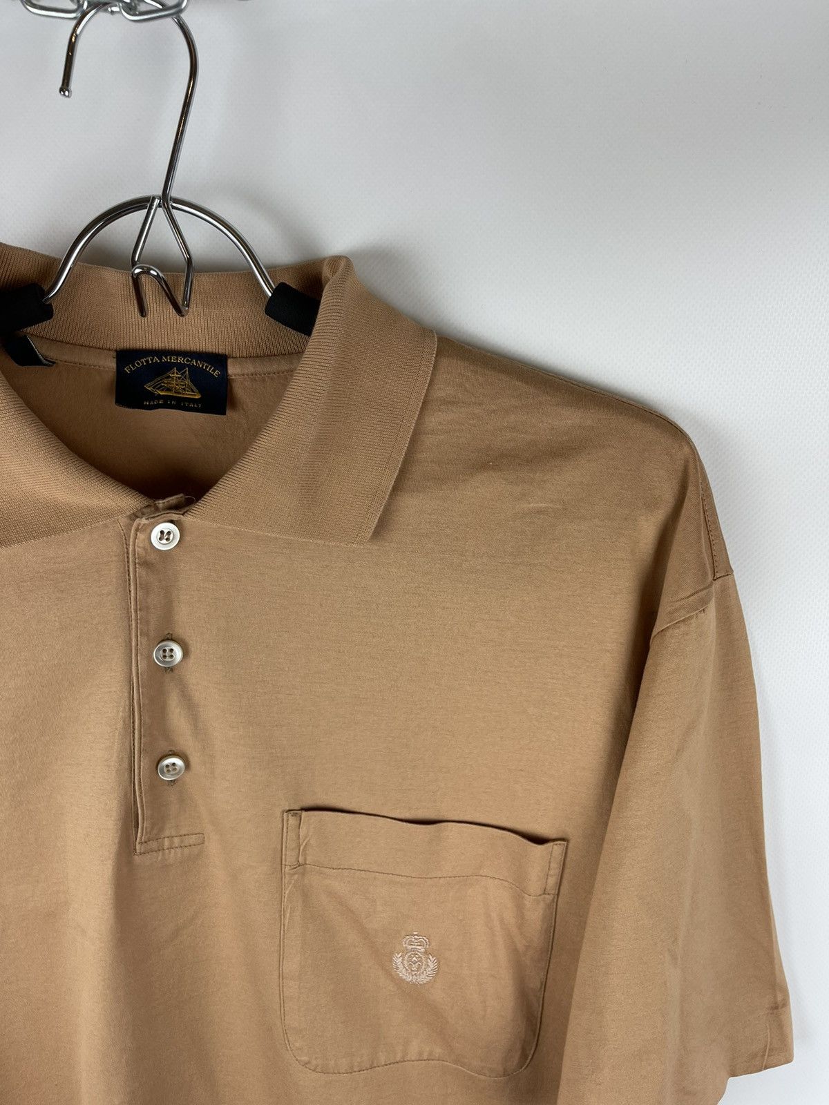 Other Flotta Mercantile logo pocket made in Italy polo shirt Size US L / EU 52-54 / 3 - 5 Thumbnail