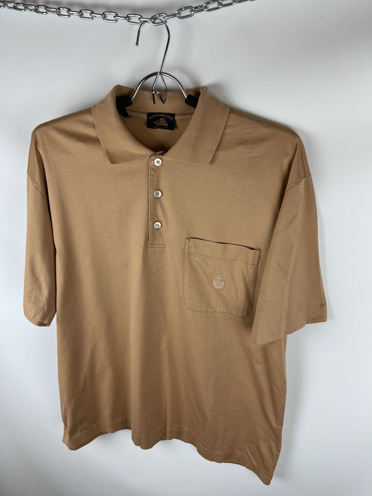 Other Flotta Mercantile logo pocket made in Italy polo shirt Size US L / EU 52-54 / 3 - 4 Thumbnail