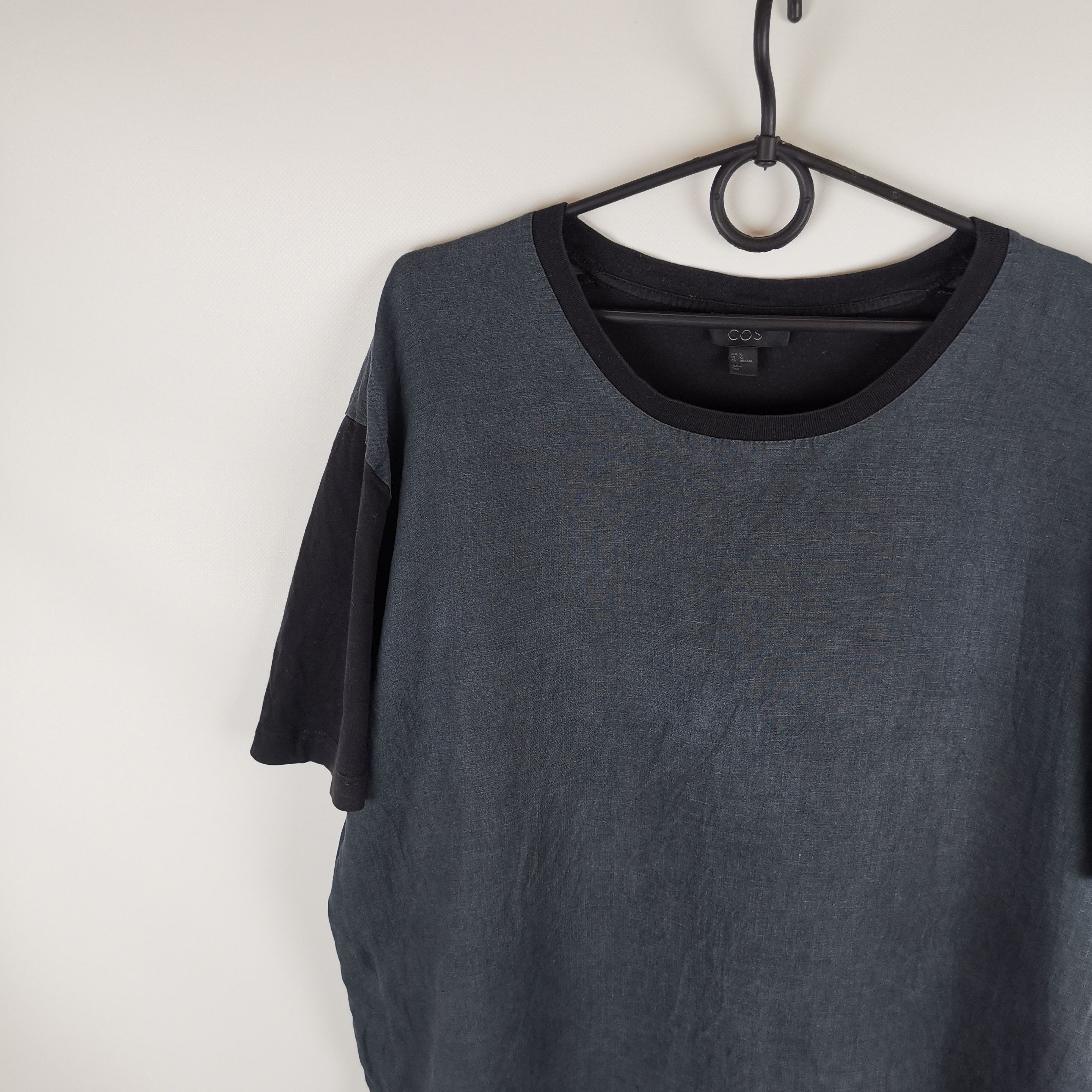 Cos Cos hemp cotton blue black hype tee shirt Size US XL / EU 56 / 4 - 1 Thumbnail
