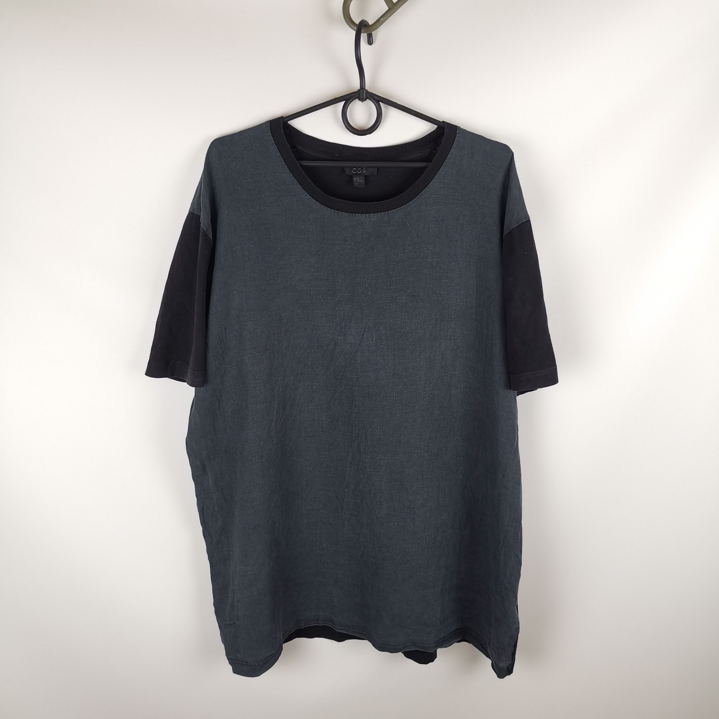 Cos Cos hemp cotton blue black hype tee shirt Size US XL / EU 56 / 4 - 2 Thumbnail