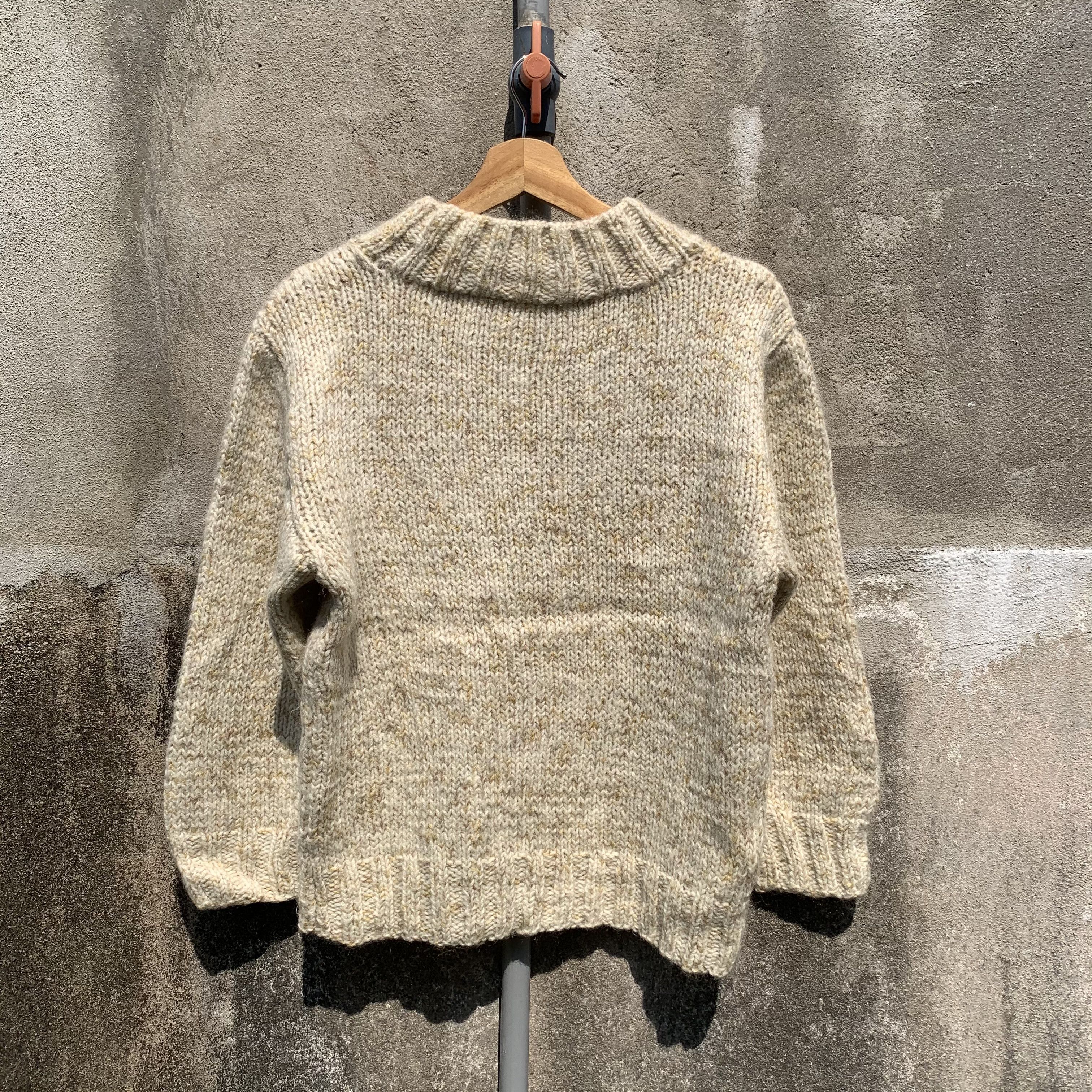 Homespun Knitwear MOHAIR Baggy Knit Jumper Japanese Vintage Pullover Sweater Size US S / EU 44-46 / 1 - 7 Thumbnail