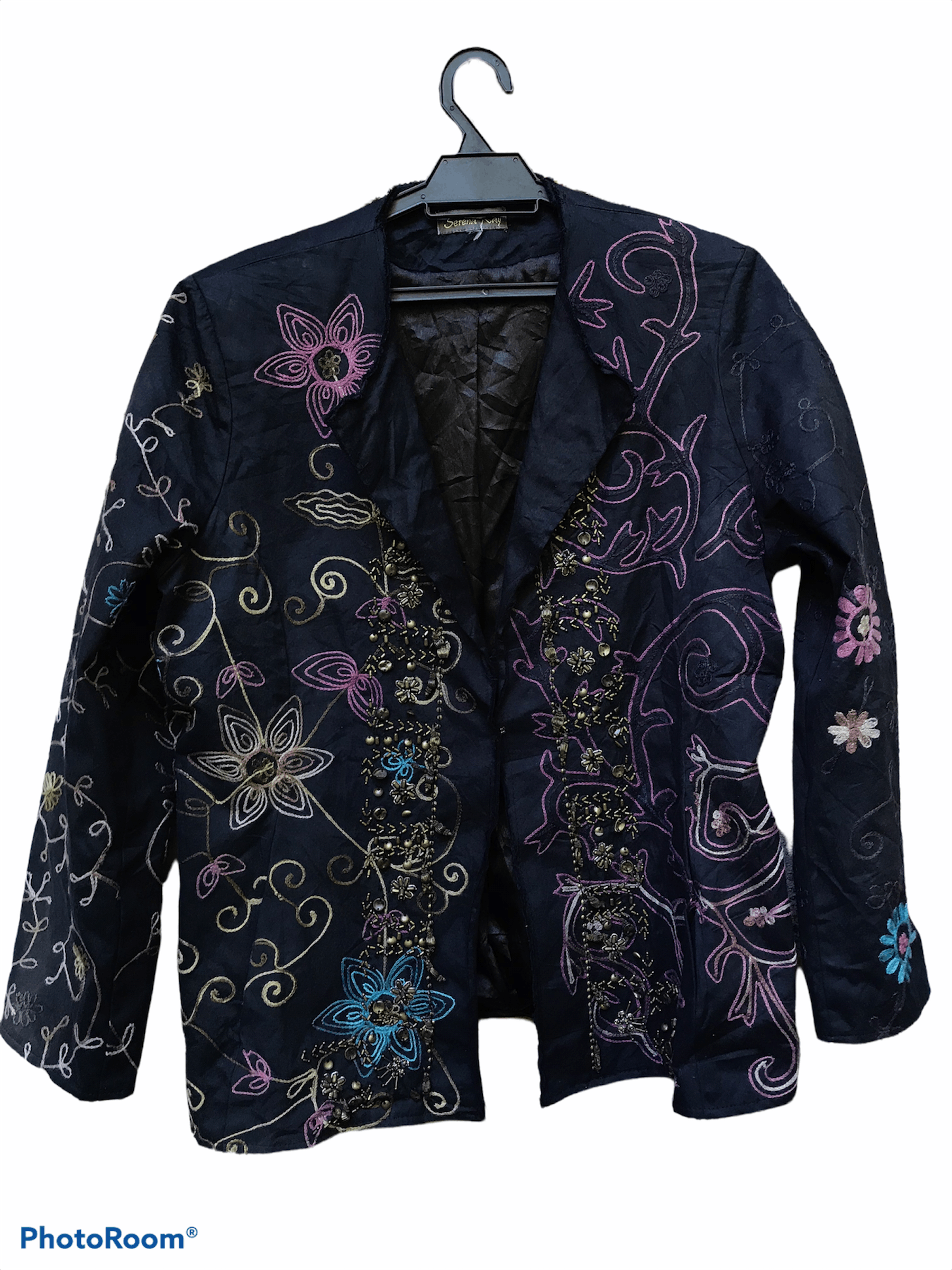 Serena Kay Floral Motif Jacket For Ladies