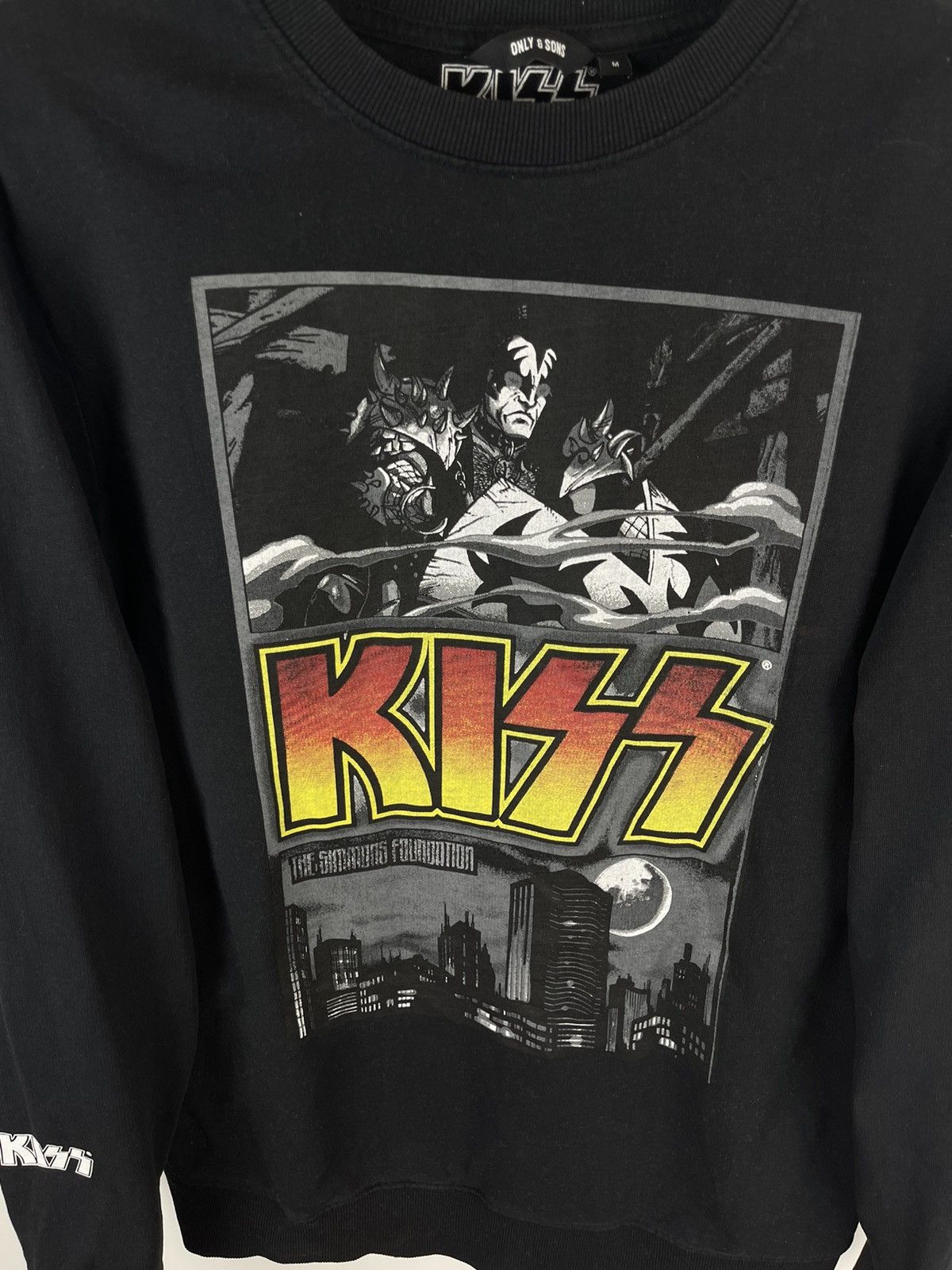 Band Tees Only & Sons Kiss 2017 sweatshirt band rock big logo Size US M / EU 48-50 / 2 - 4 Thumbnail