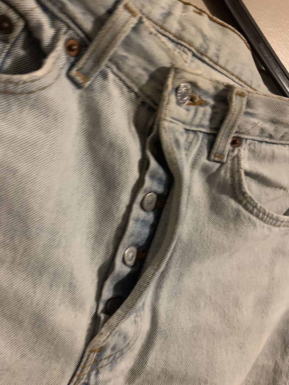 Levi's LEVIS 501 VINTAGE WASH DISTRESSED JEANS Size US 30 / EU 46 - 3 Thumbnail