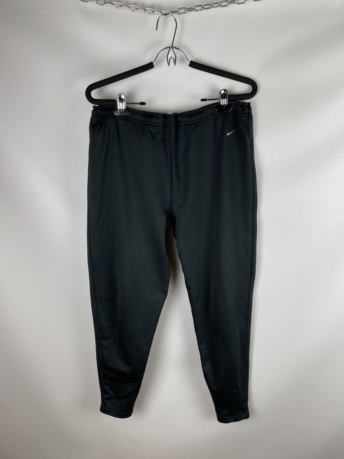 Nike Nike vintage 90s training swoosh logo track pants Size US 29 - 1 Thumbnail