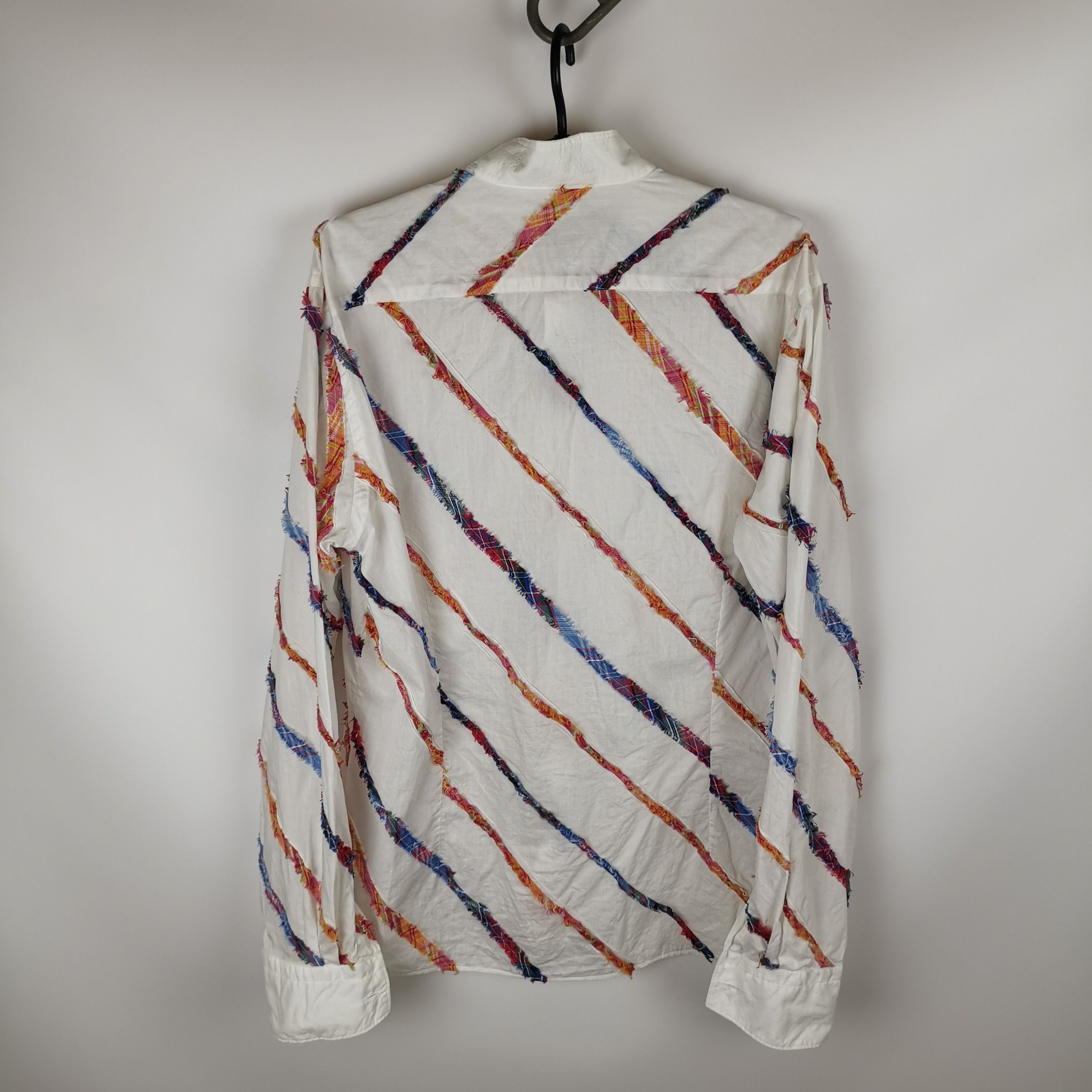 Gant Gant check stripe patchwork white shirt Size US M / EU 48-50 / 2 - 6 Thumbnail