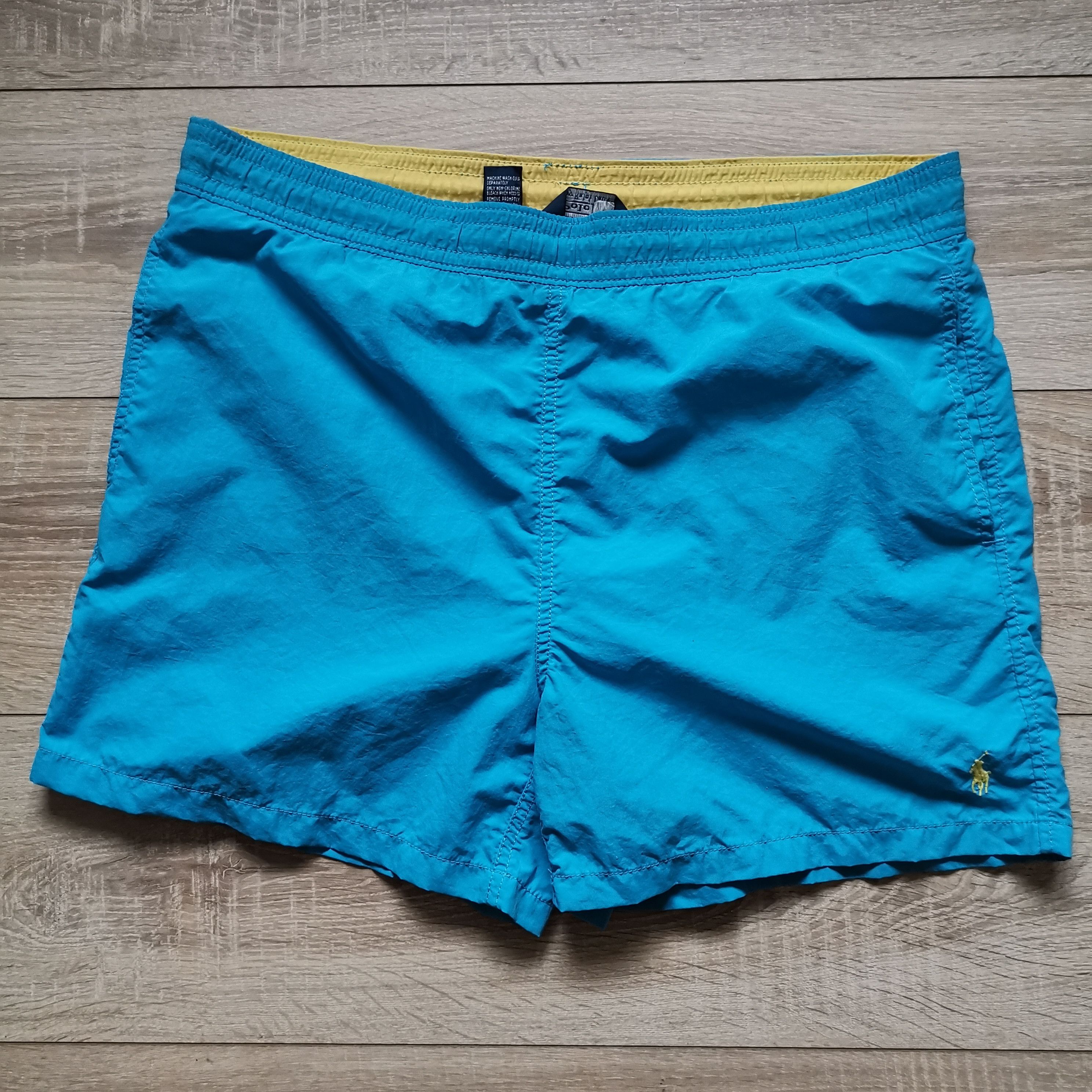 Polo Ralph Lauren Polo Ralph Lauren men's blue yellow shorts Size US 32 / EU 48 - 1 Thumbnail
