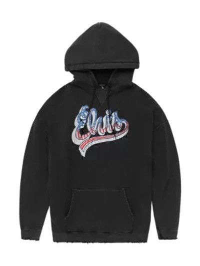 R13 Elvis Flag Logo Oversized Hoodie. Small. Size US S / EU 44-46 / 1 - 3 Thumbnail