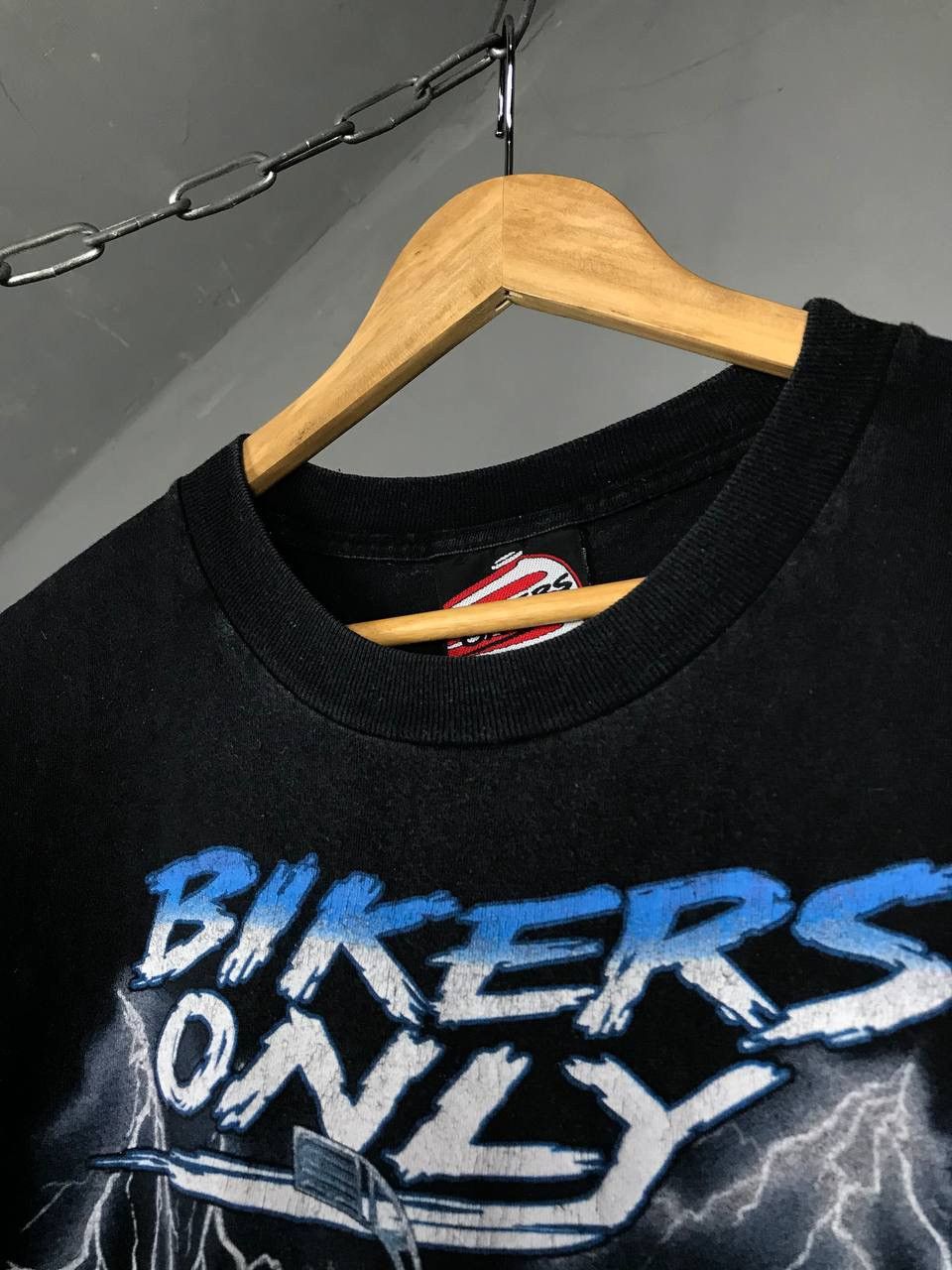 Band Tees × Vintage Bikers Only 1990 vintage rock tee Size US XL / EU 56 / 4 - 6 Thumbnail