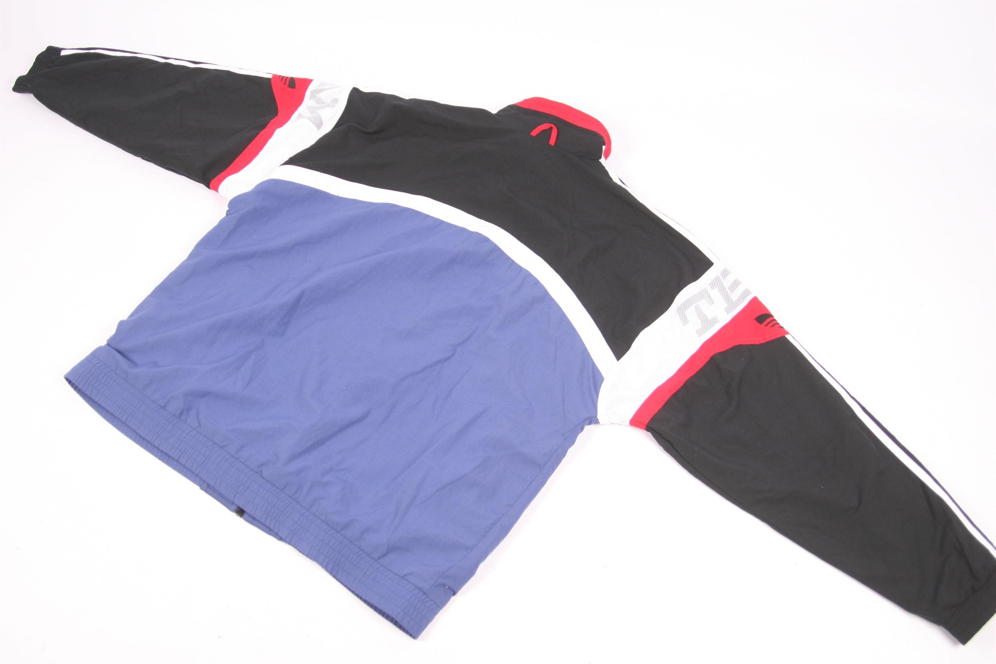 Adidas 🔥 VTG 🔥 90s Adidas Team Full Zip Track Jacket Size US XL / EU 56 / 4 - 7 Thumbnail