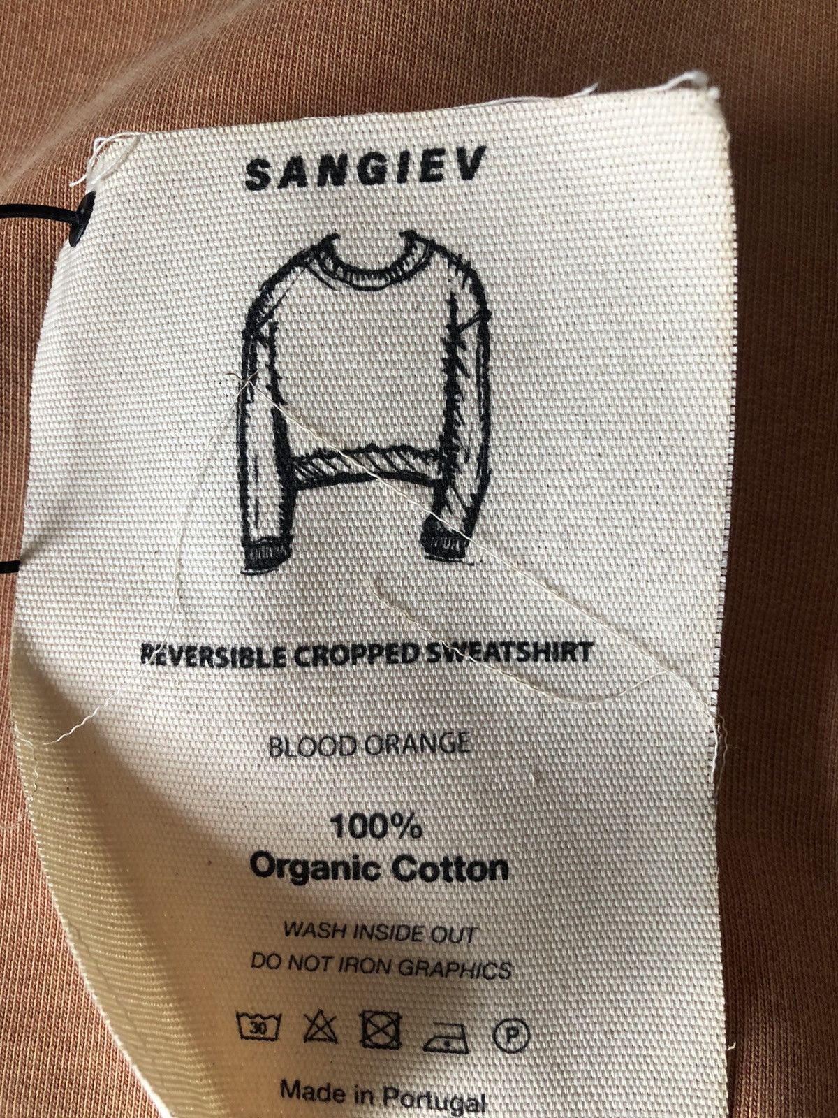 Sangiev Reversible Cropped Sweatshirt Size US L / EU 52-54 / 3 - 5 Thumbnail