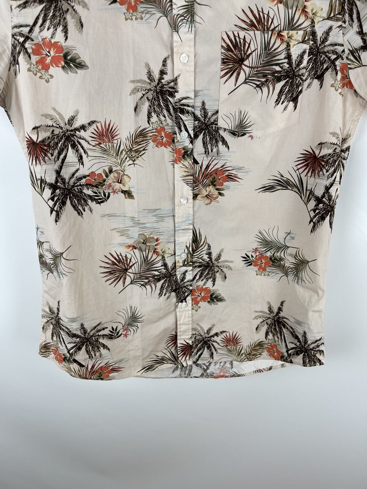 Other F&F vntg Hawaiian shirt short sleeve flower floral pattern Size US S / EU 44-46 / 1 - 3 Thumbnail