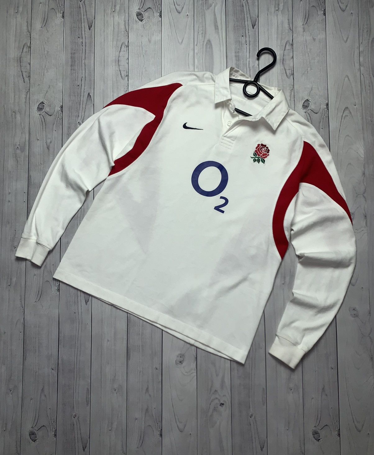 Vintage Vintage Nike rugby England jersey long sleeve size Xs/S Size US XS / EU 42 / 0 - 1 Thumbnail