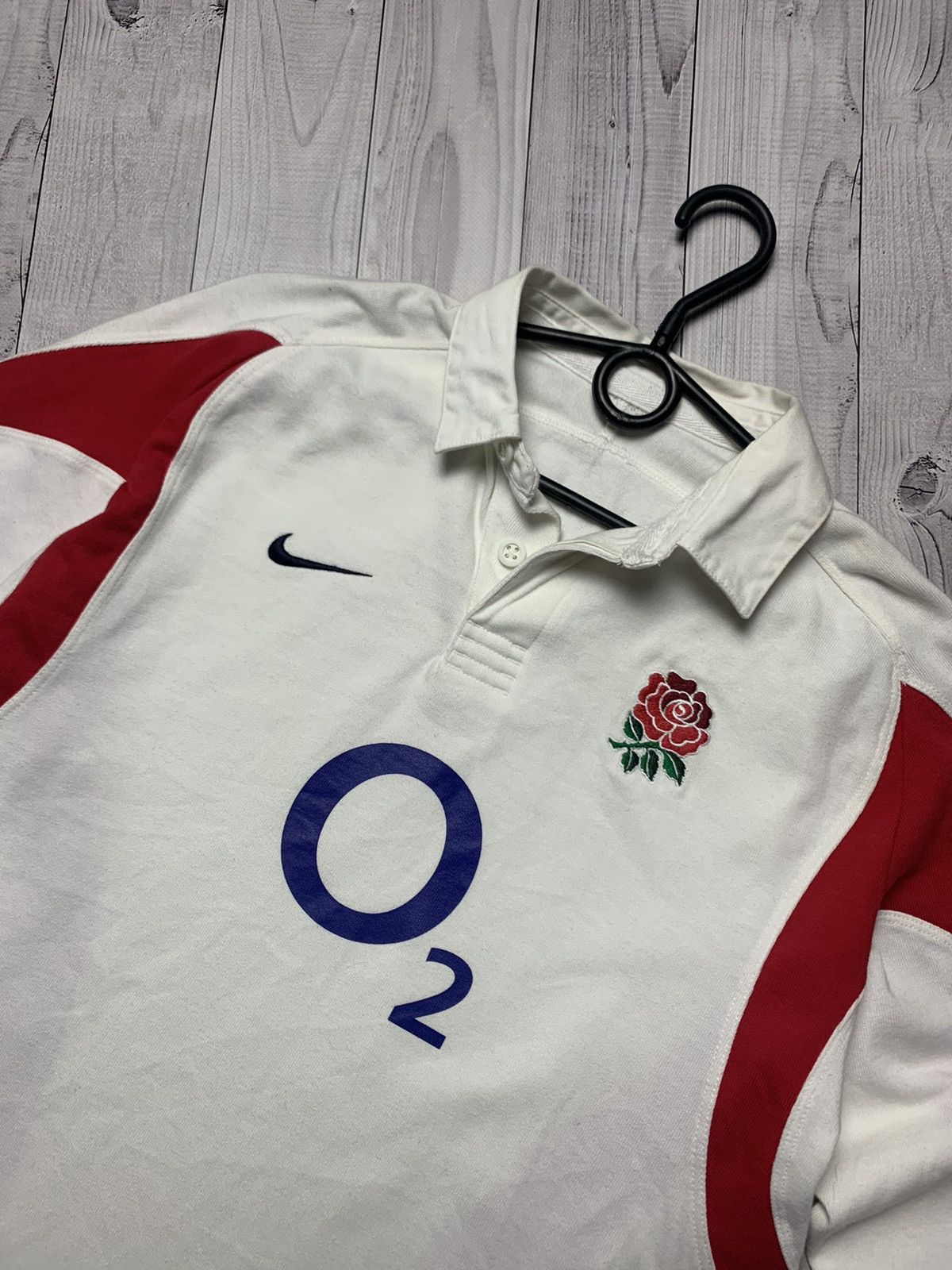 Vintage Vintage Nike rugby England jersey long sleeve size Xs/S Size US XS / EU 42 / 0 - 3 Thumbnail
