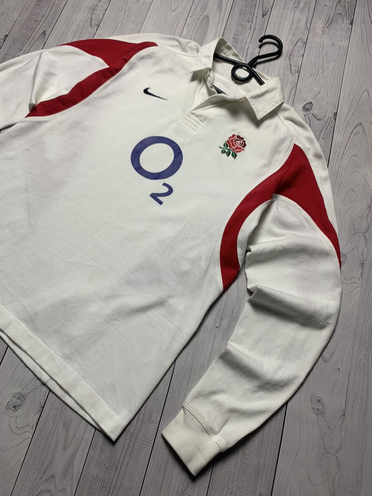 Vintage Vintage Nike rugby England jersey long sleeve size Xs/S Size US XS / EU 42 / 0 - 2 Thumbnail