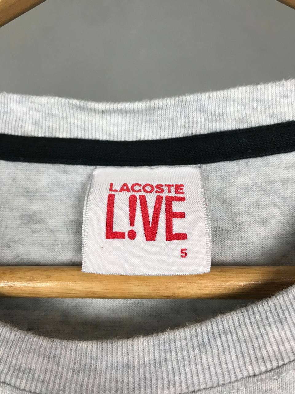 Lacoste Lacoste Live luxury streetwear center logo tee Size US L / EU 52-54 / 3 - 4 Thumbnail
