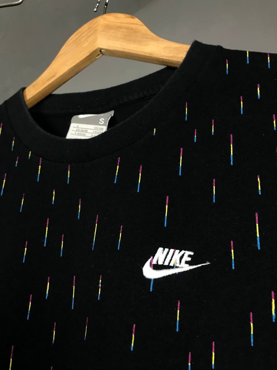 Nike × Vintage Nike swoosh streetwear vintage tee Size US S / EU 44-46 / 1 - 3 Thumbnail