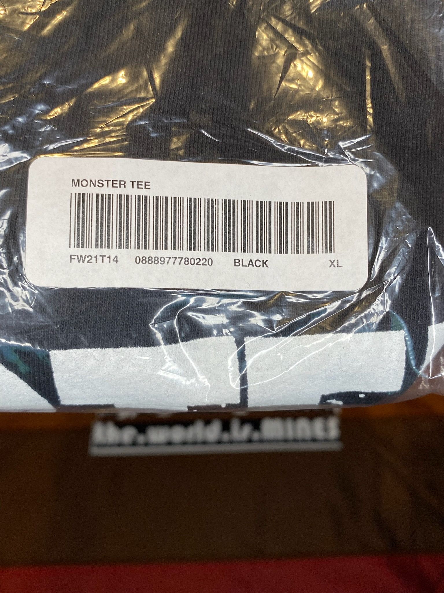 Supreme NWT Supreme Monster Tee - Black - XL Size US XL / EU 56 / 4 - 4 Thumbnail