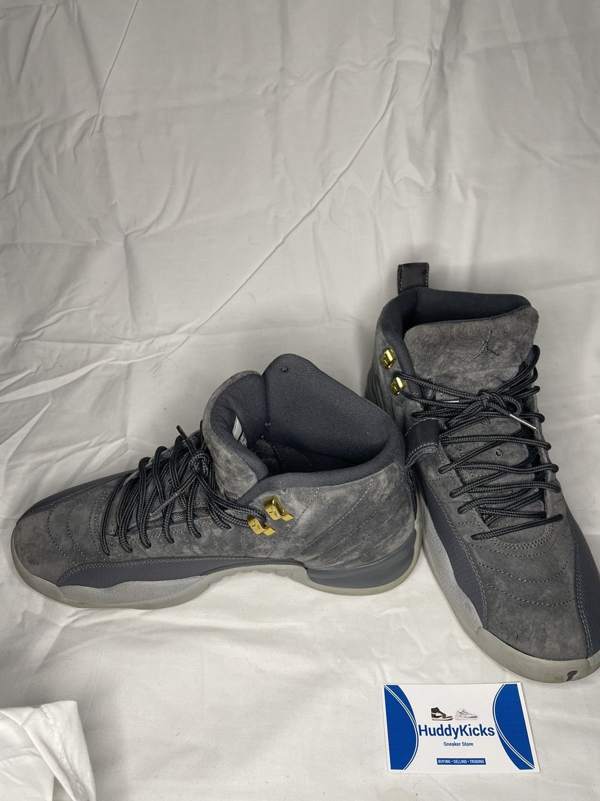 Jordan Brand × Nike Air Jordan 12 Retro Dark Grey 2017 Size US 10 / EU 43 - 2 Thumbnail